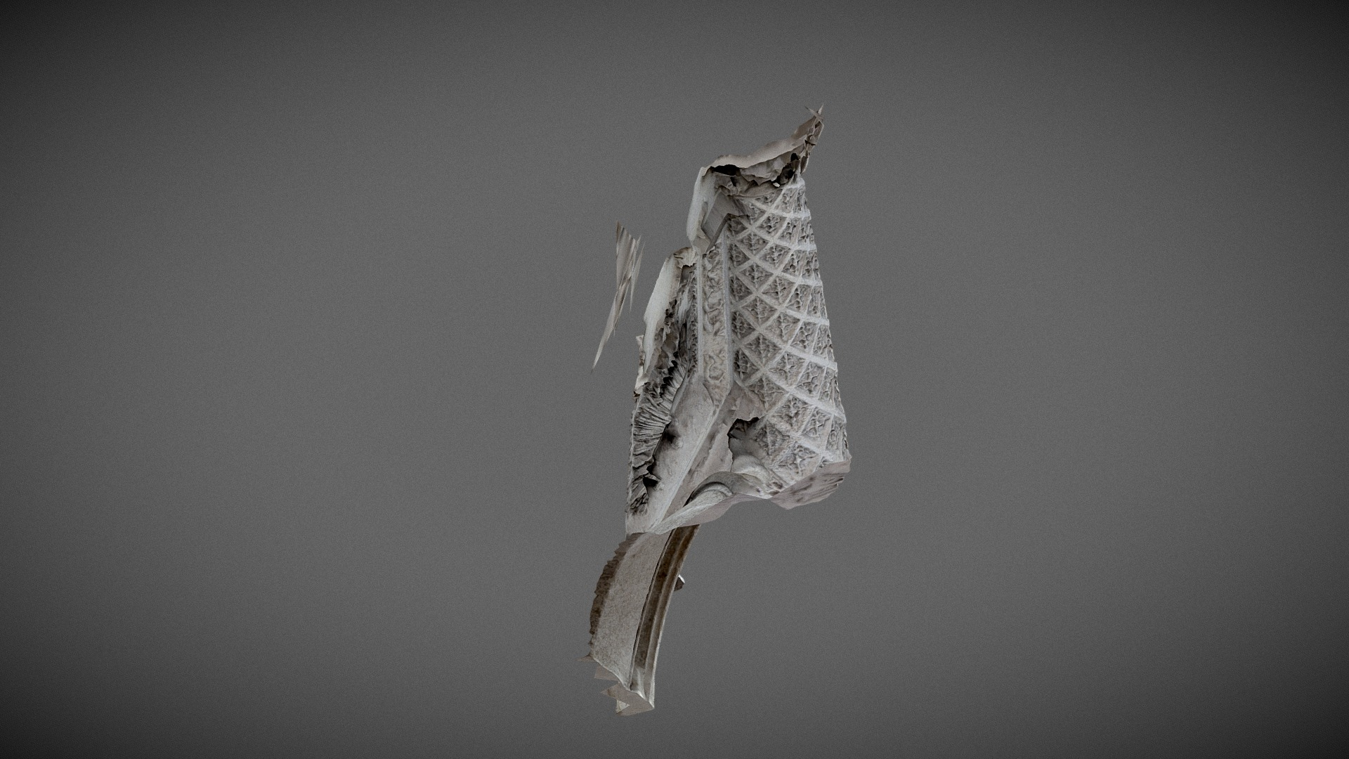Porcupine emblem Blois Castle 3D Model