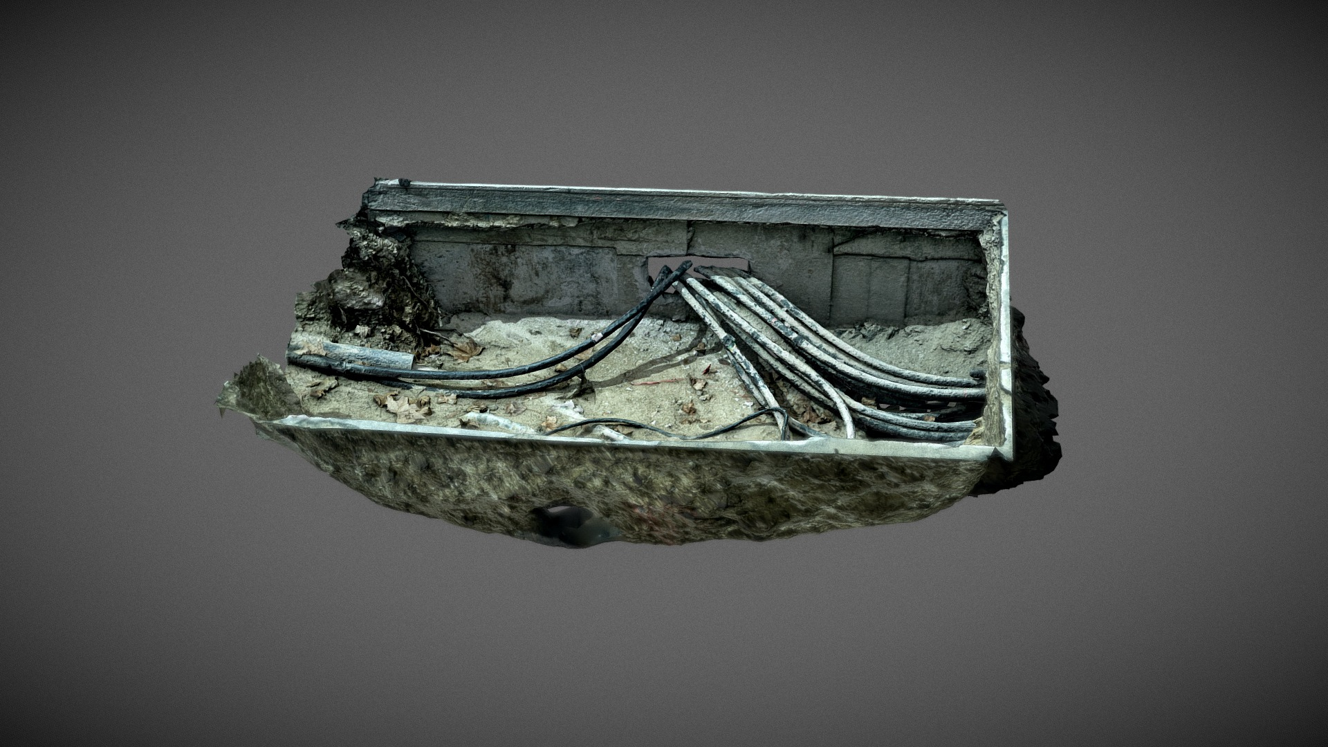 Quick scan hole with cables 3D Model