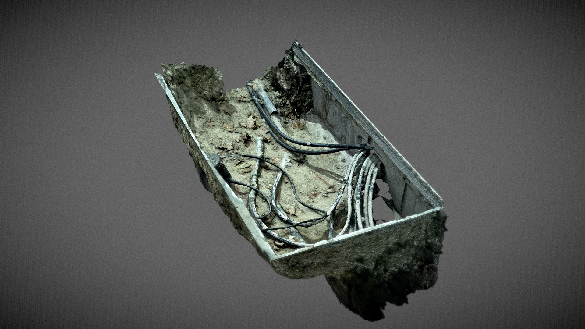 Quick scan hole with cables 3D Model