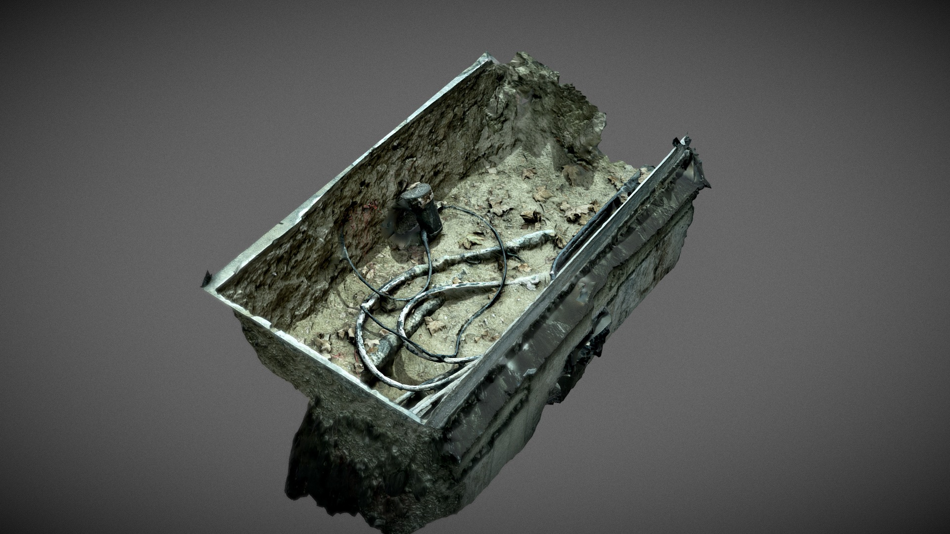 Quick scan hole with cables 3D Model