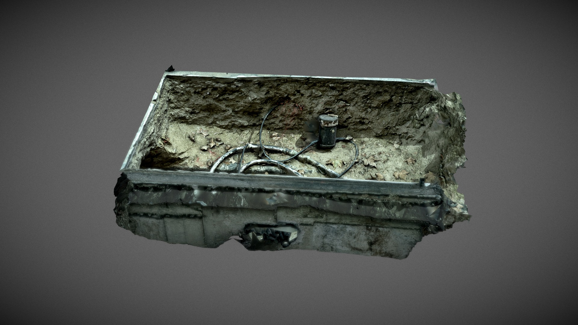 Quick scan hole with cables 3D Model