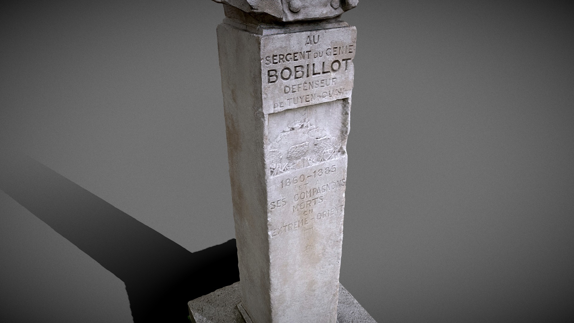 Quick scan Sergent Bobillot bust 1959 3D Model