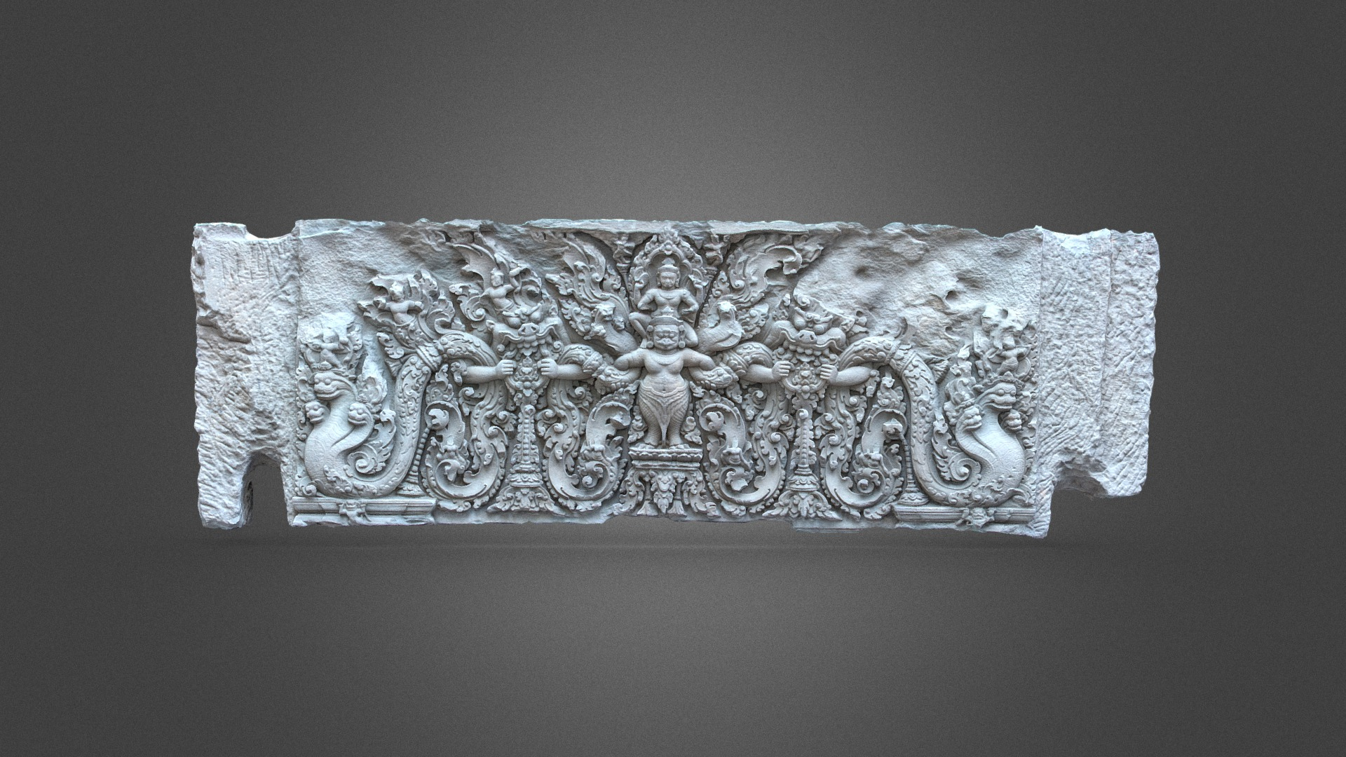 RCDRAGONS LINTEAU ASIAN ART 9th 3D Model