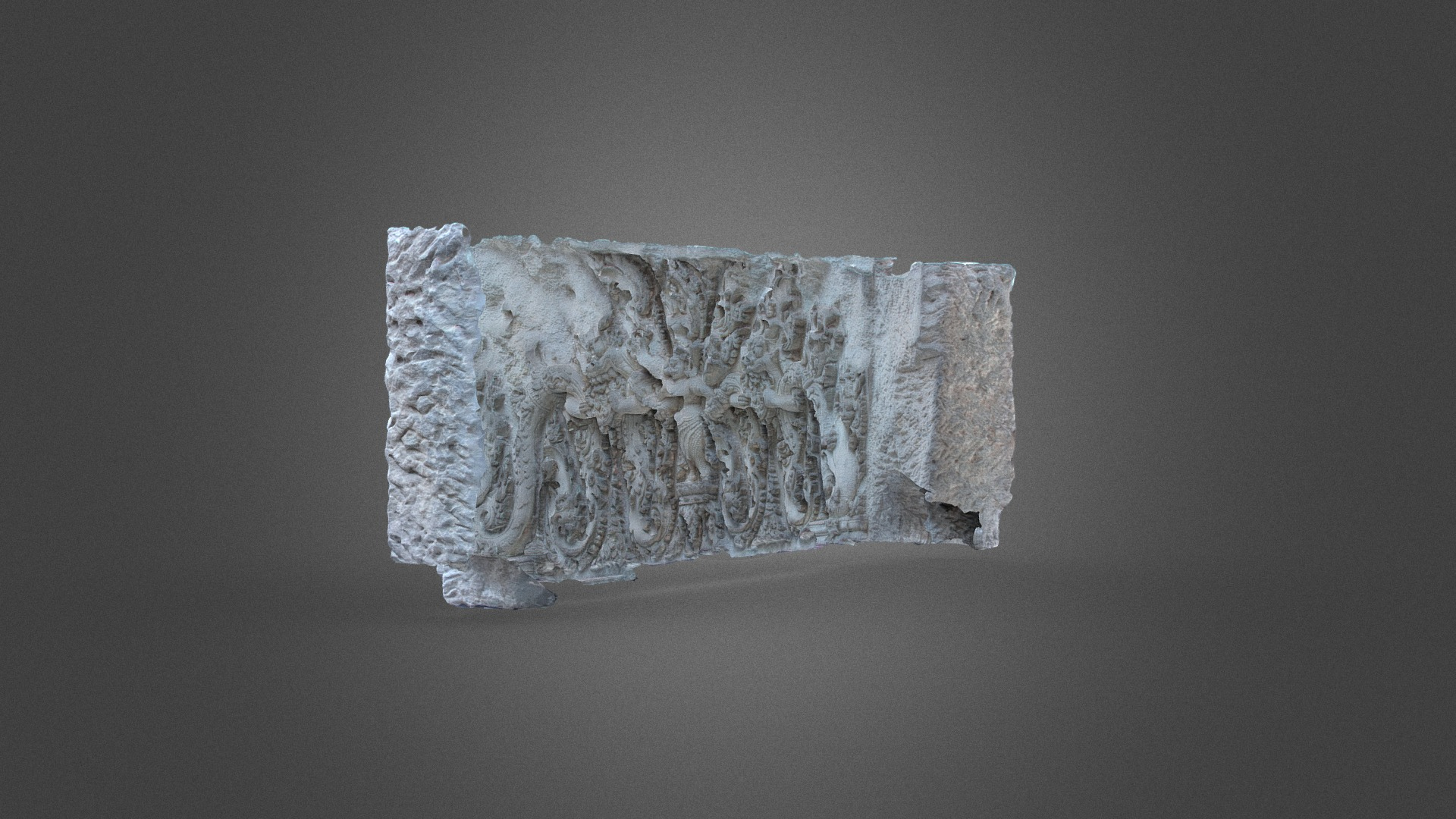RCDRAGONS LINTEAU ASIAN ART 9th 3D Model