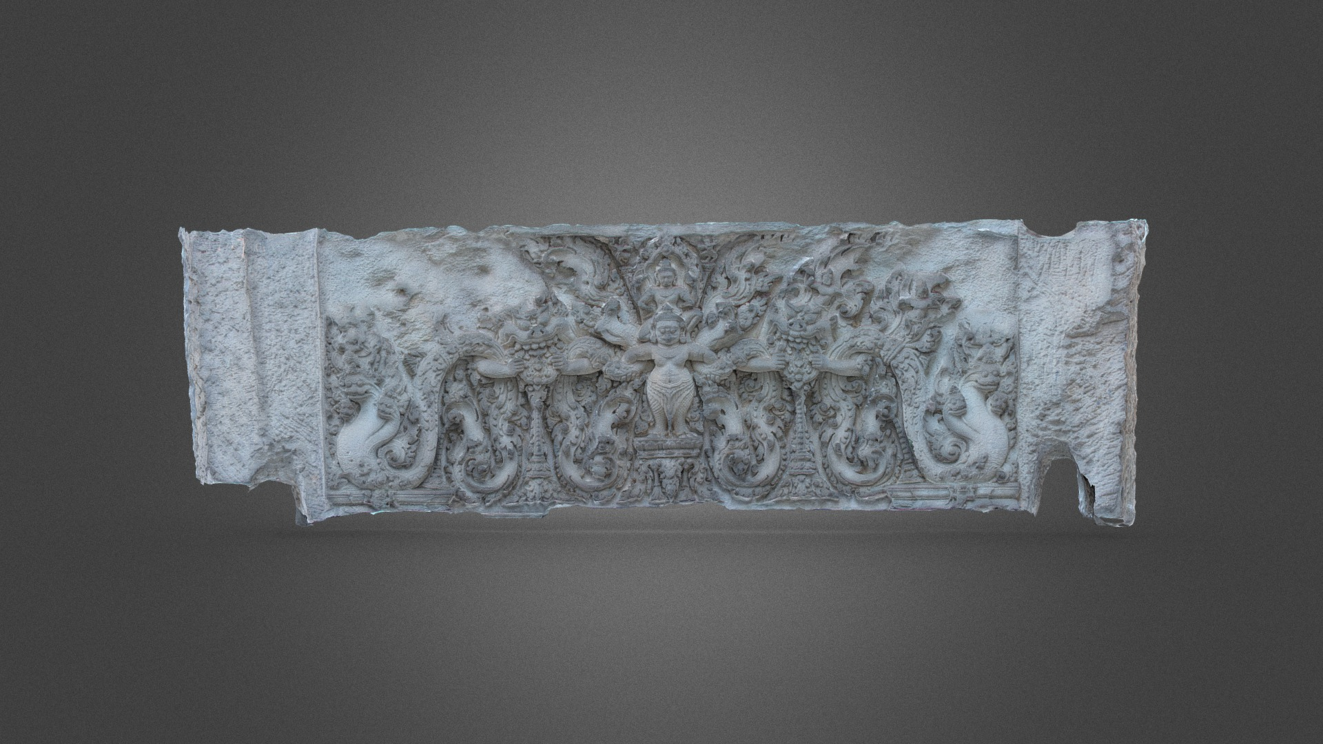 RCDRAGONS LINTEAU ASIAN ART 9th 3D Model