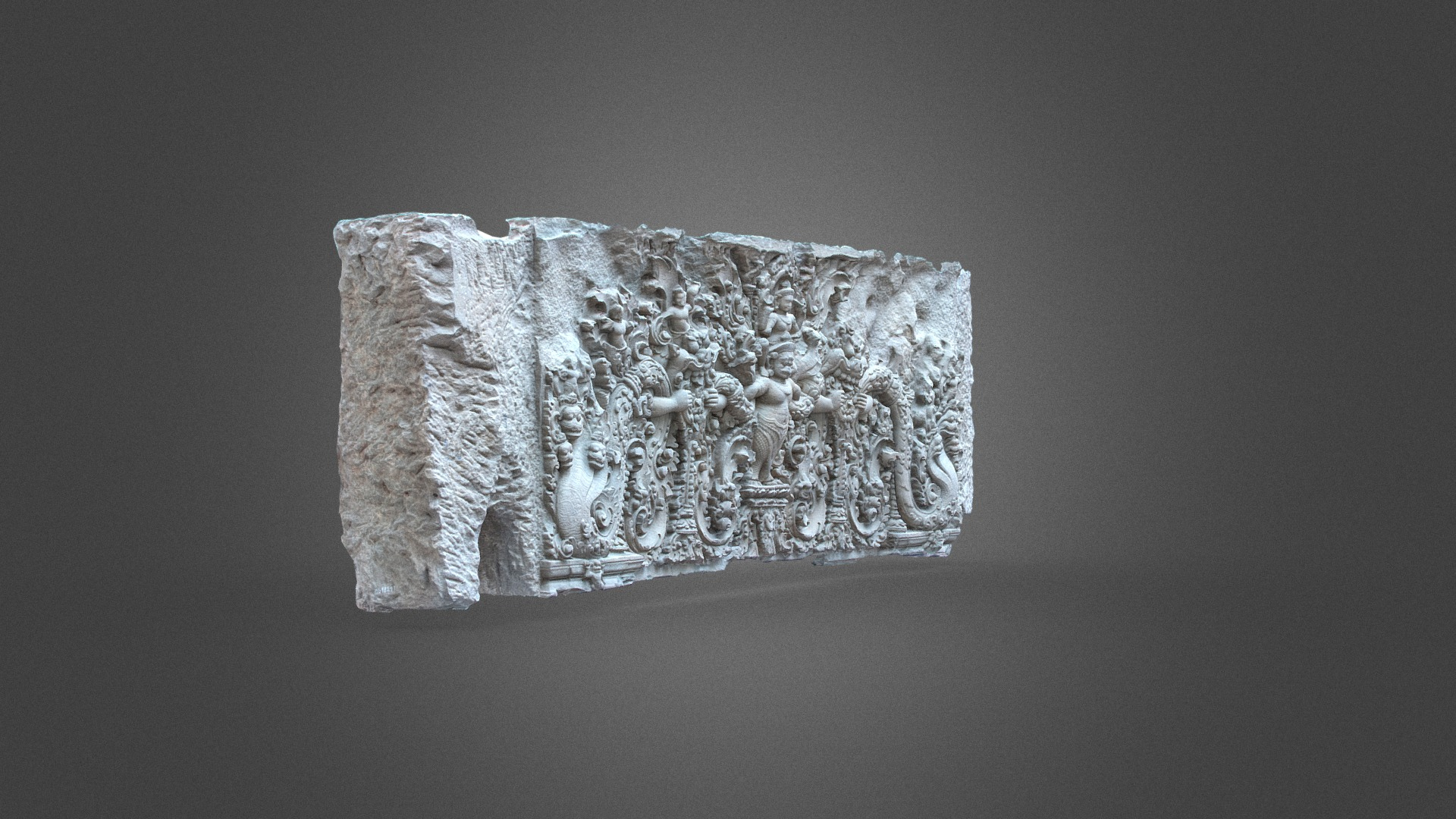 RCDRAGONS LINTEAU ASIAN ART 9th 3D Model