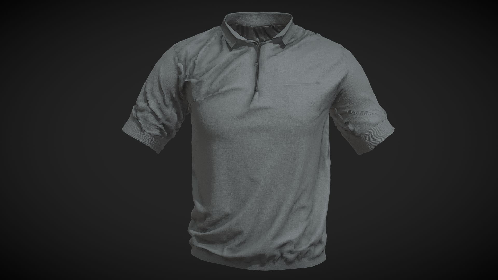 Short Polo  UNREAL 5 - METAHUMANS 3D Model