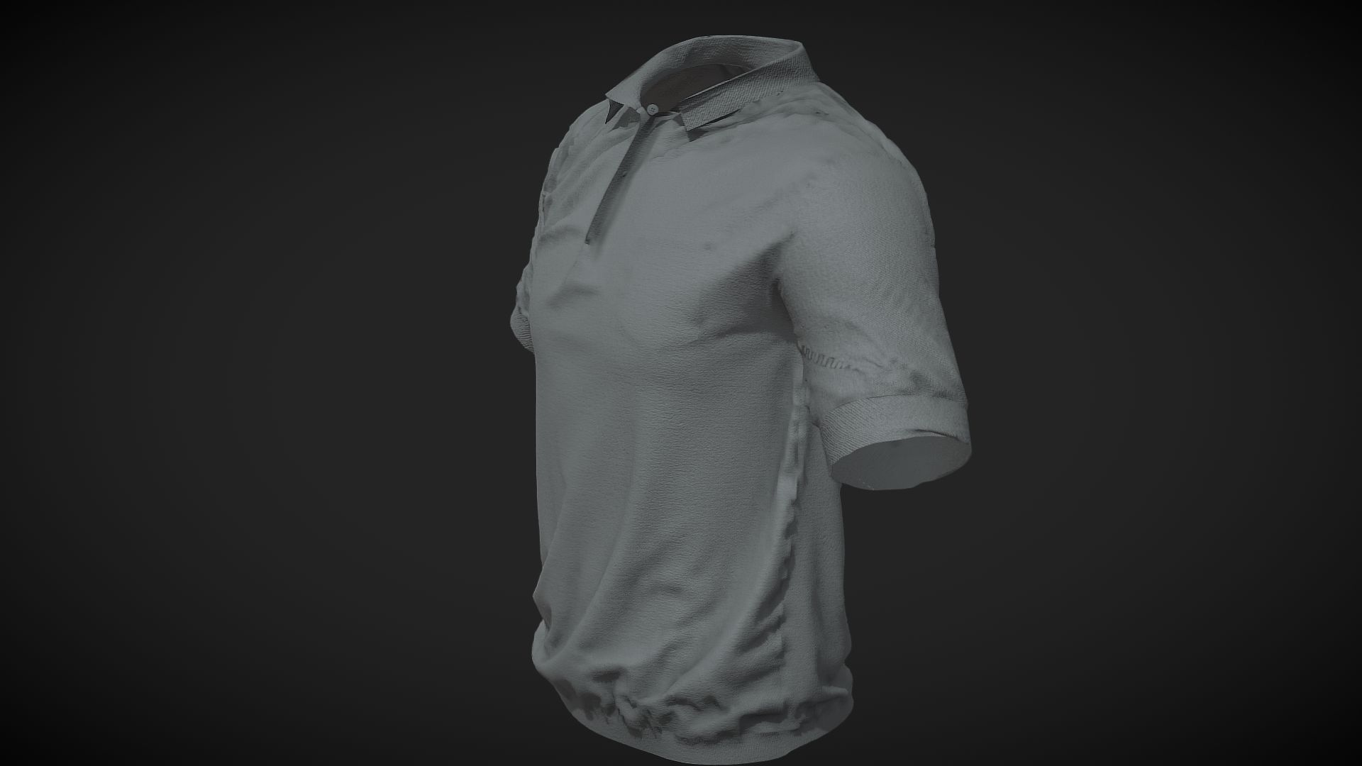 Short Polo  UNREAL 5 - METAHUMANS 3D Model