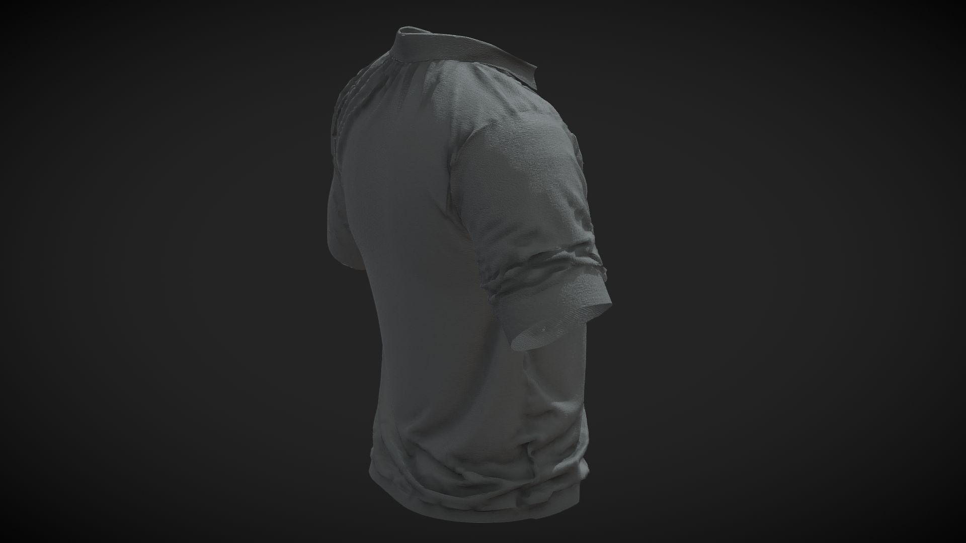 Short Polo UNREAL 5 - METAHUMANS 3D Model