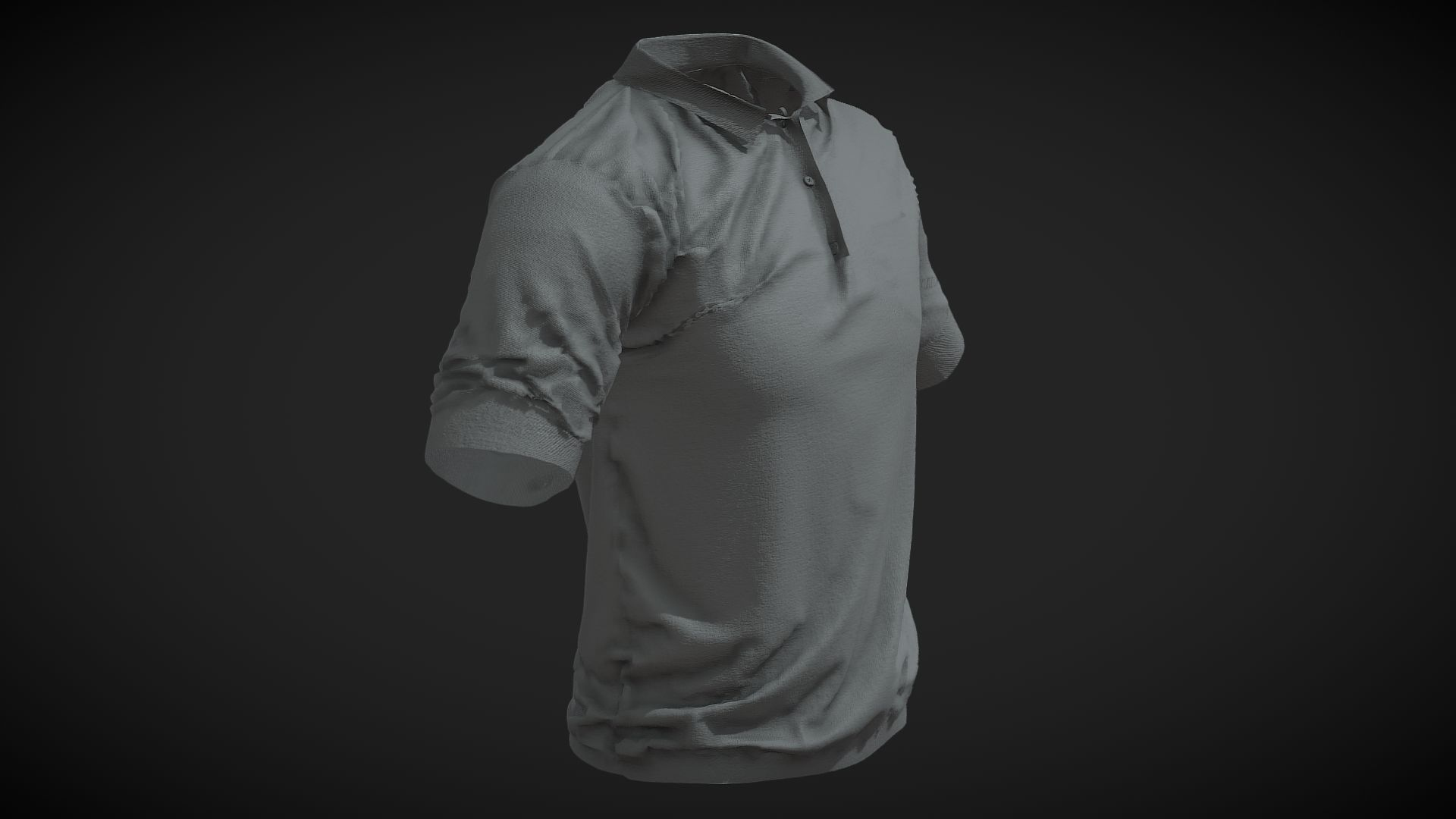 Short Polo  UNREAL 5 - METAHUMANS 3D Model