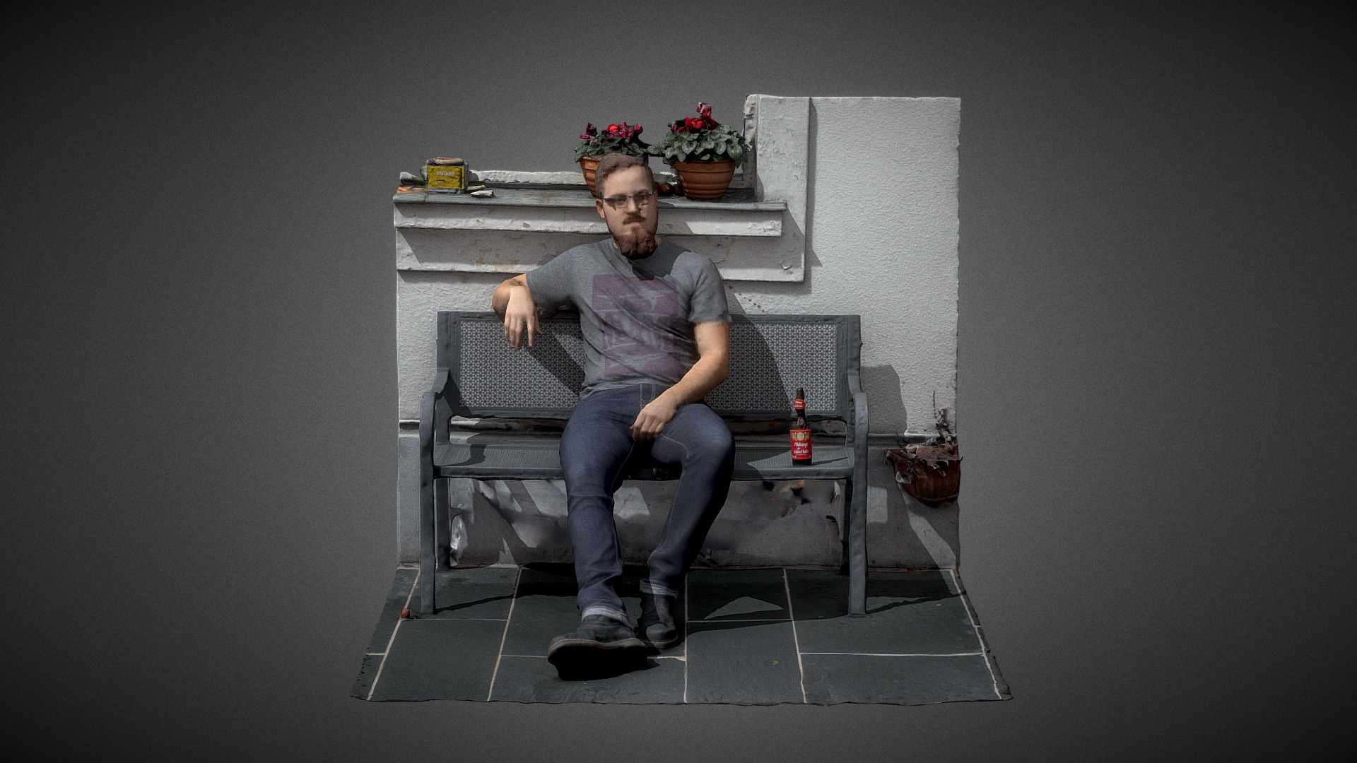 Simon on a Bench Part 2  Quick Scan  3D Model