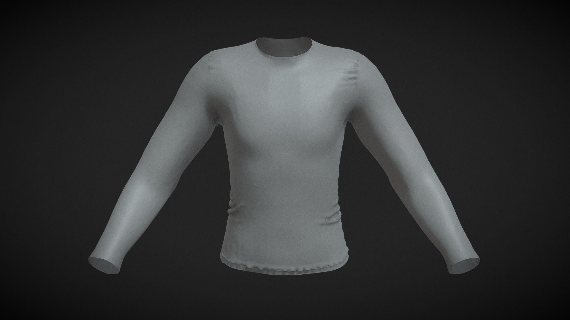 Sports Long Sleeve  UNREAL 5 - METAHUMANS 3D Model