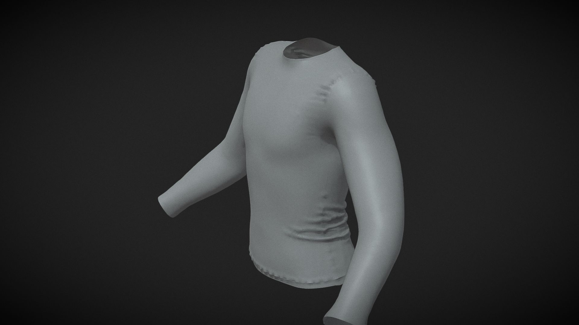 Sports Long Sleeve UNREAL 5 - METAHUMANS 3D Model