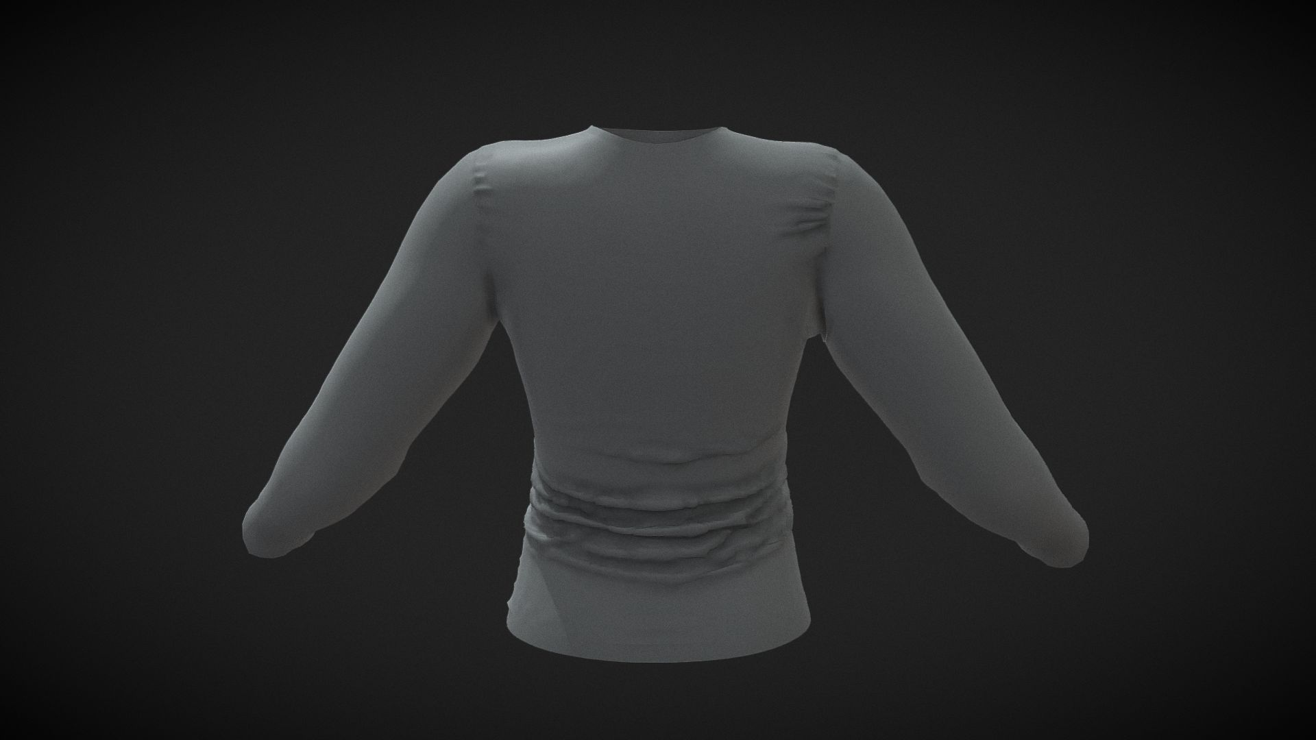 Sports Long Sleeve UNREAL 5 - METAHUMANS 3D Model
