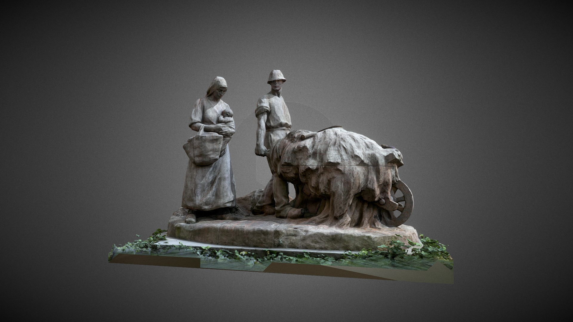 Statue from House of Agriculture 3D Model