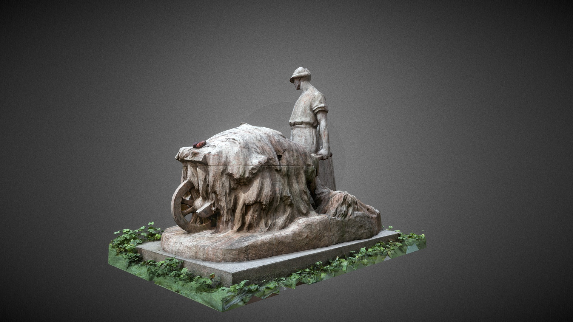 Statue from House of Agriculture 3D Model