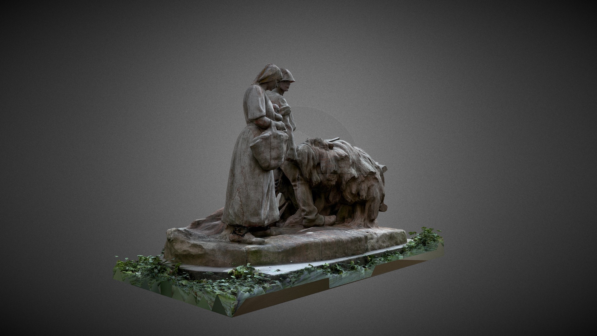 Statue from House of Agriculture 3D Model