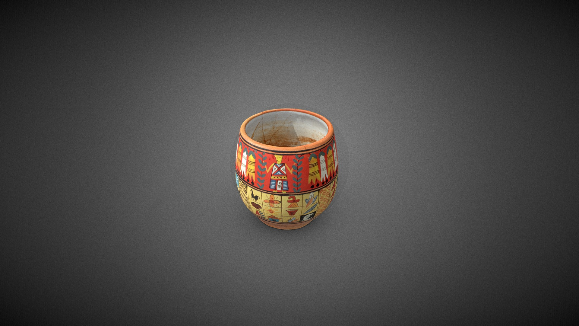 Tea Mug From Peru 3D Model