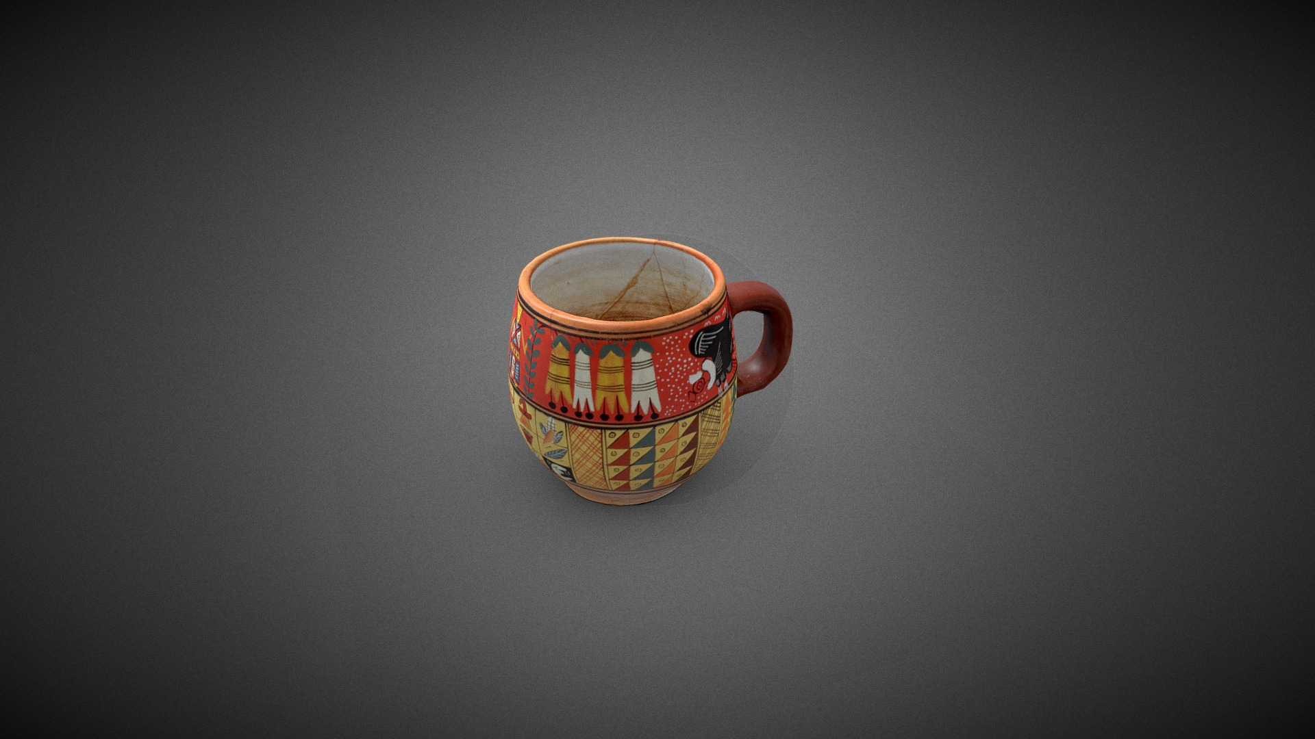 Tea Mug From Peru 3D Model