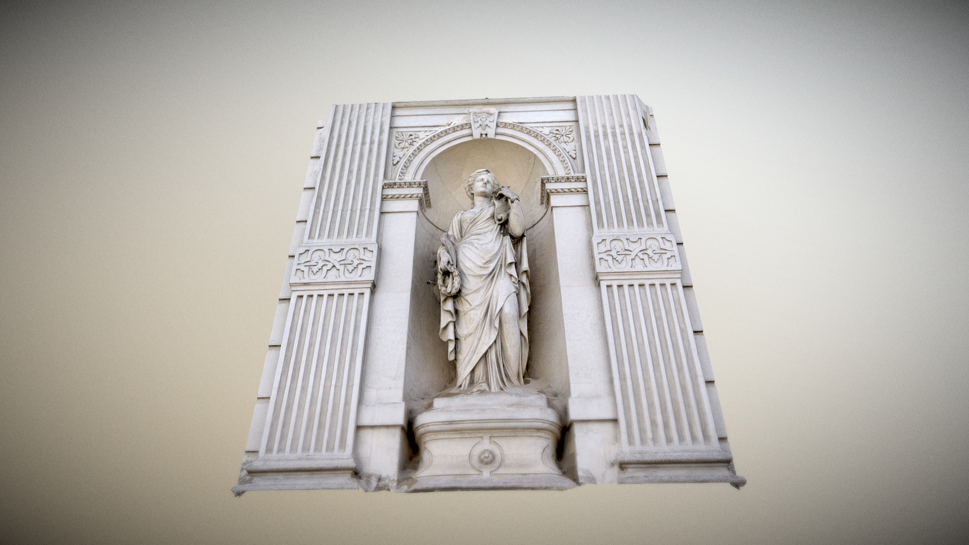 The Lyric Poetry Angers Theater 1871 3D Model
