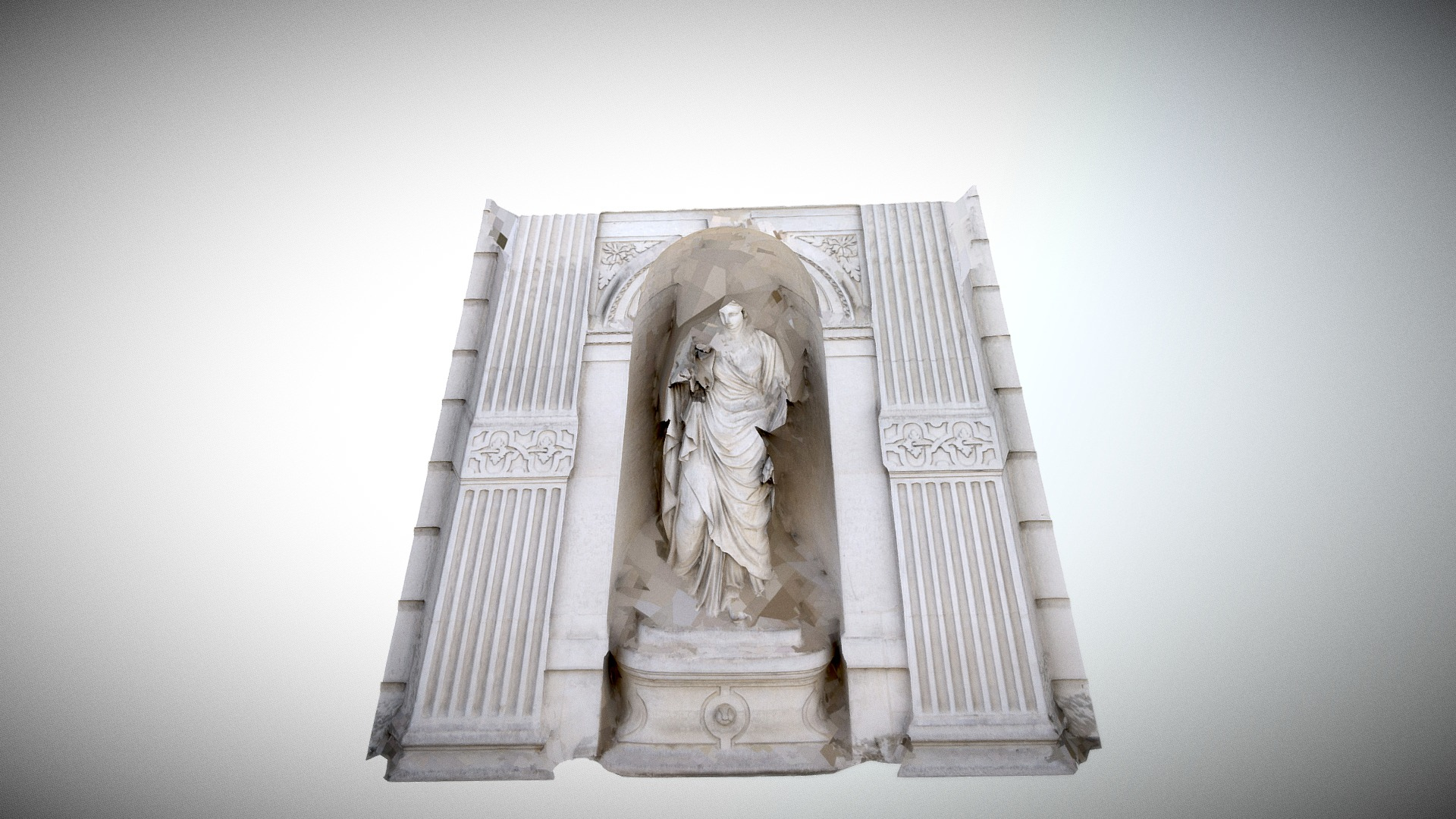 The Lyric Poetry Angers Theater 1871 3D Model