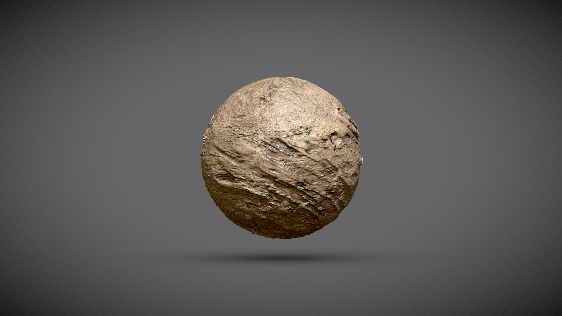 Tilable Mud puddle PBR shader 3D Model