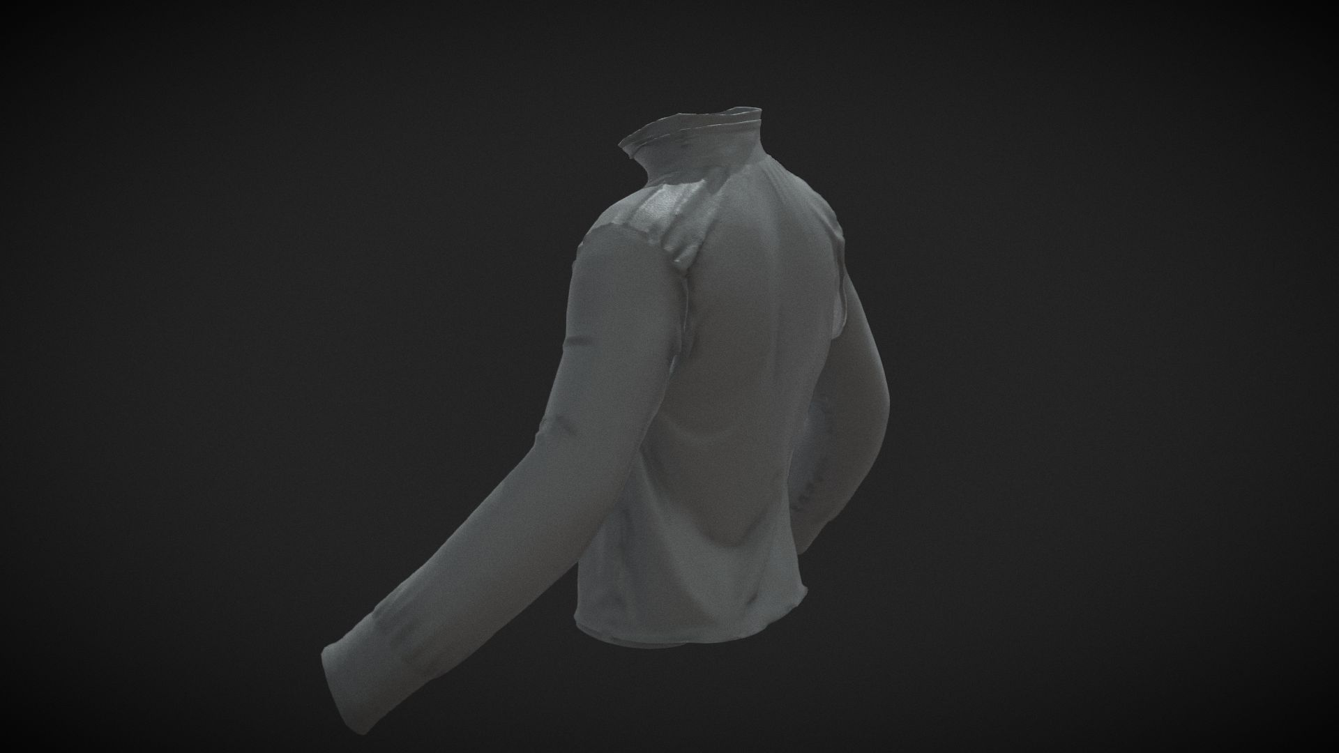 Turtleneck shirt UNREAL 5 - METAHUMANS 3D Model