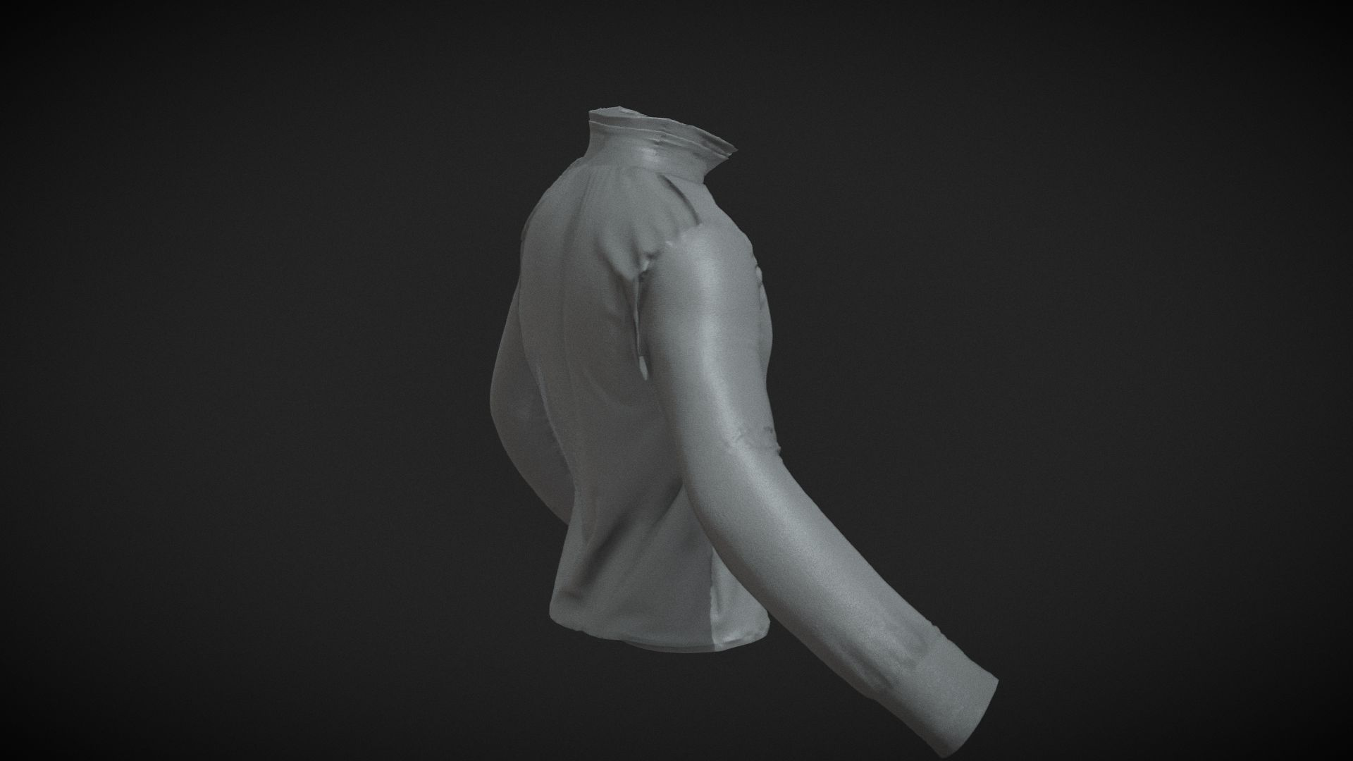 Turtleneck shirt UNREAL 5 - METAHUMANS 3D Model