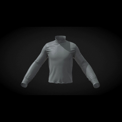 Turtleneck shirt (UNREAL 5 - METAHUMANS)
