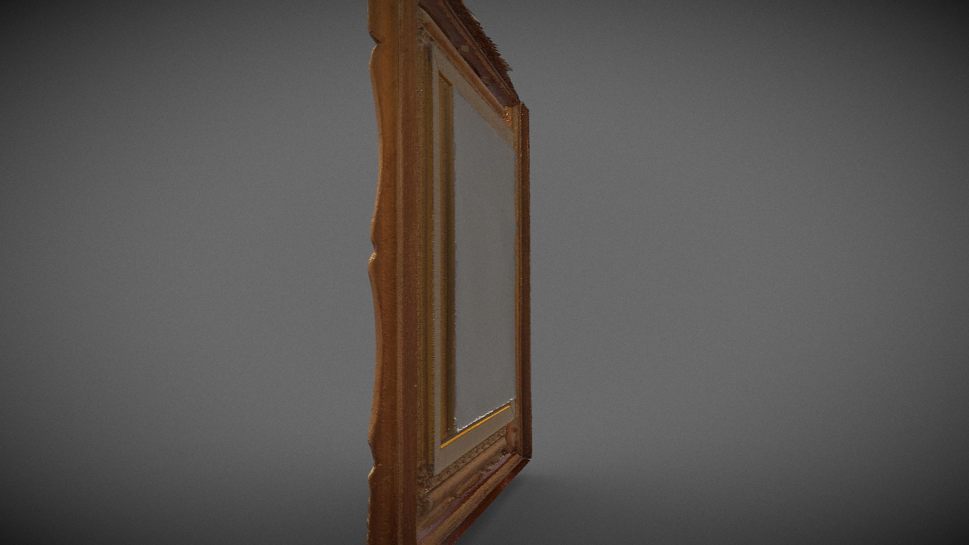 Vintage Golden Frame 3D Model