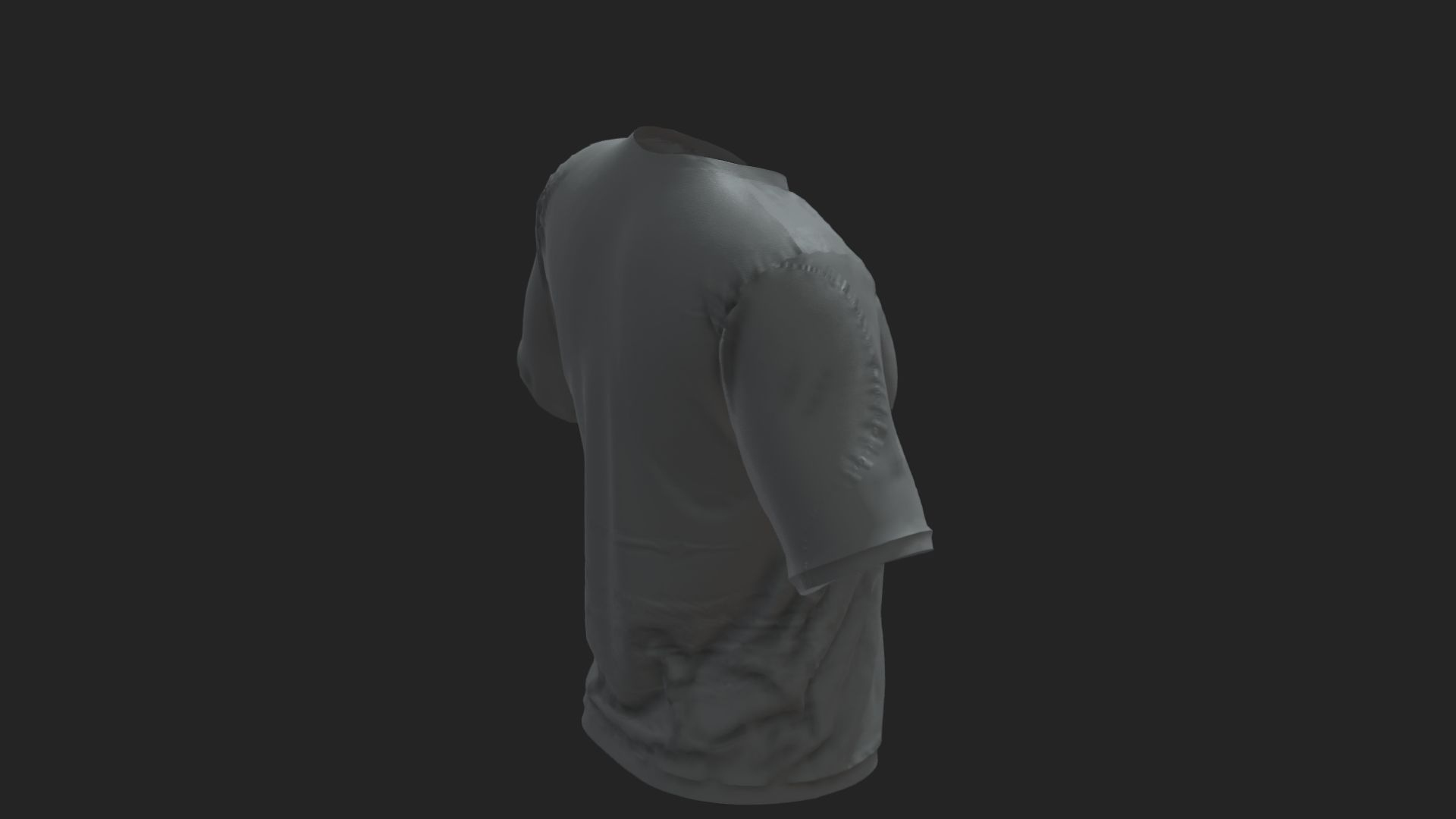 Vneck Shirt  UNREAL 5 - METAHUMANS 3D Model