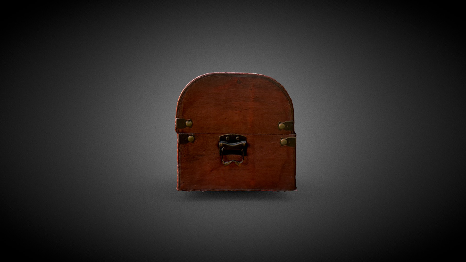 Wooden Chest 3D Model