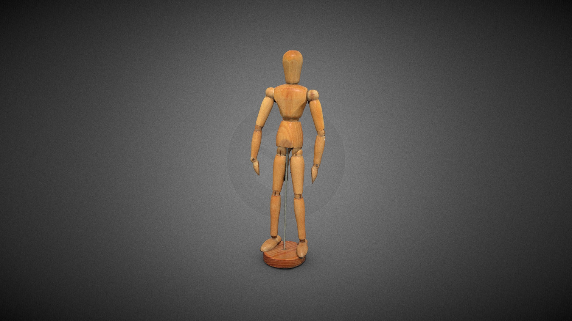 Wooden Man/Woman Model for Drawing 3D Model