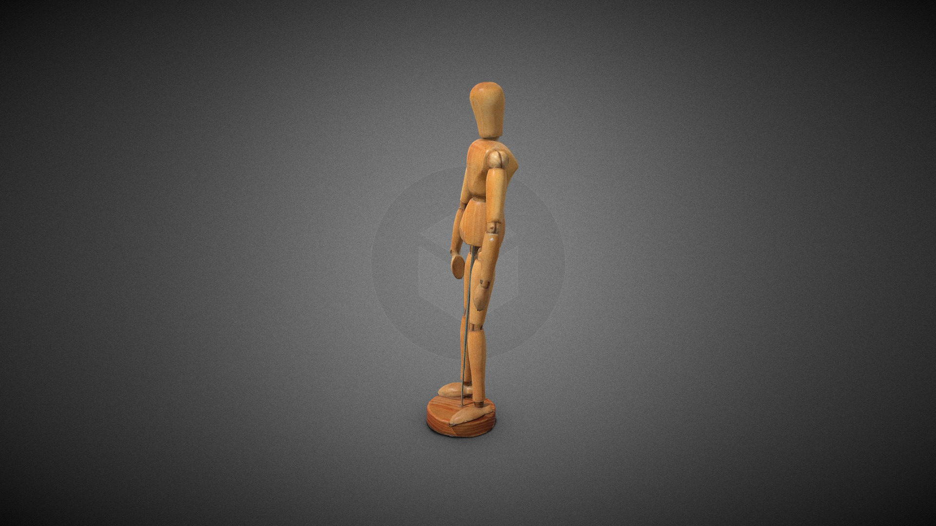 Wooden Man/Woman Model for Drawing 3D Model