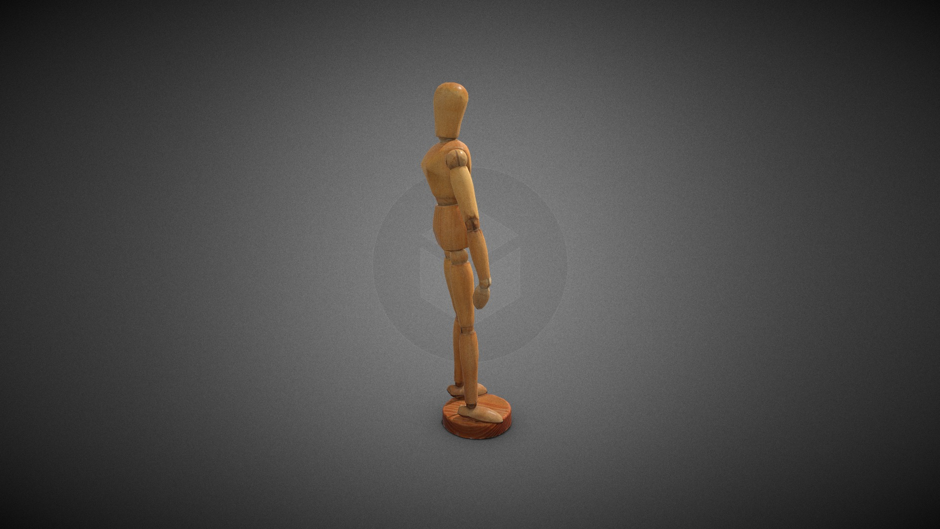 Wooden Man/Woman Model for Drawing 3D Model