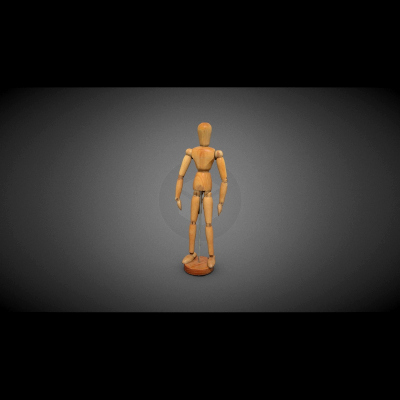 Wooden Man/Woman Model for Drawing