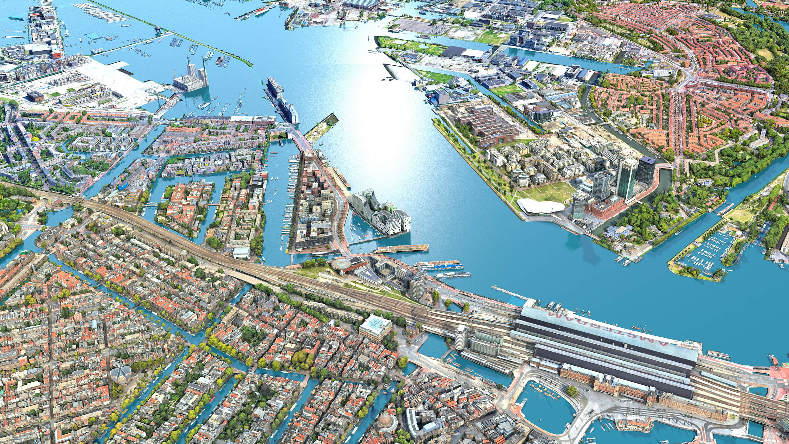 Amsterdam 3D Scam City Netherlands 3D Model 3D Model