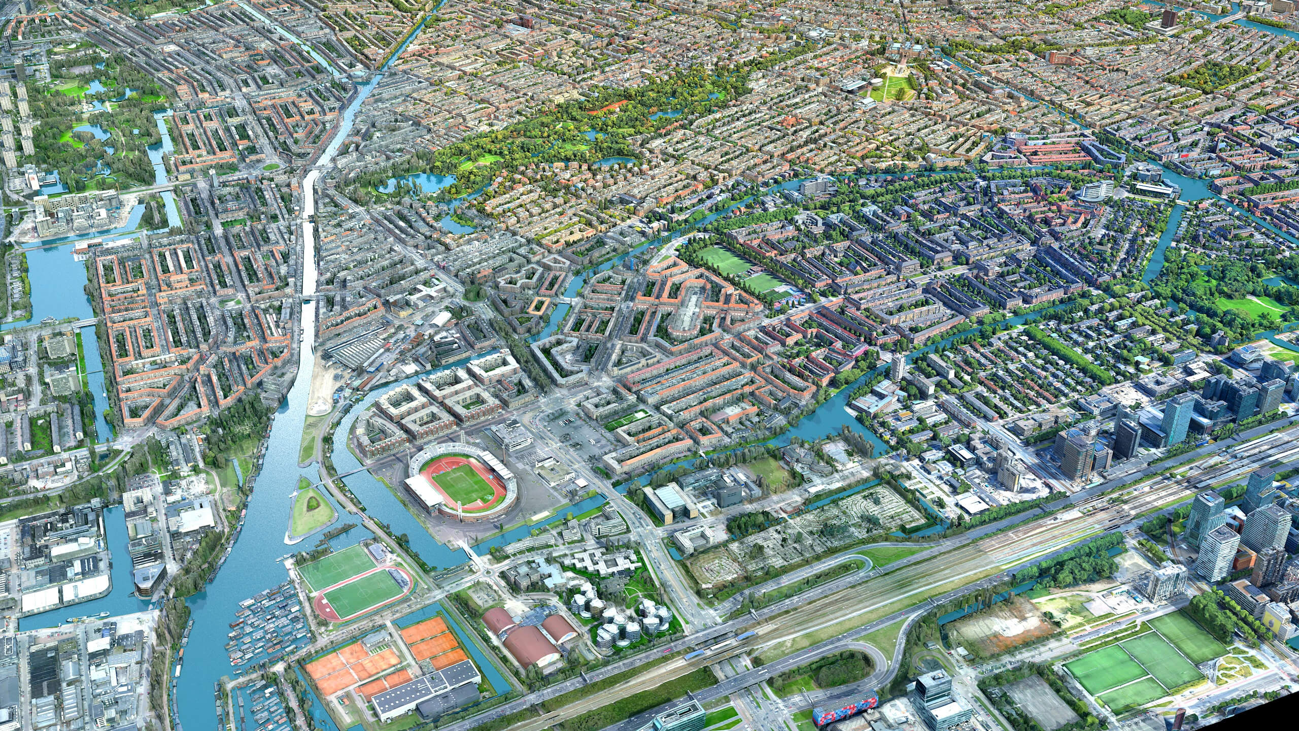 Amsterdam 3D Scam City Netherlands 3D Model 3D Model