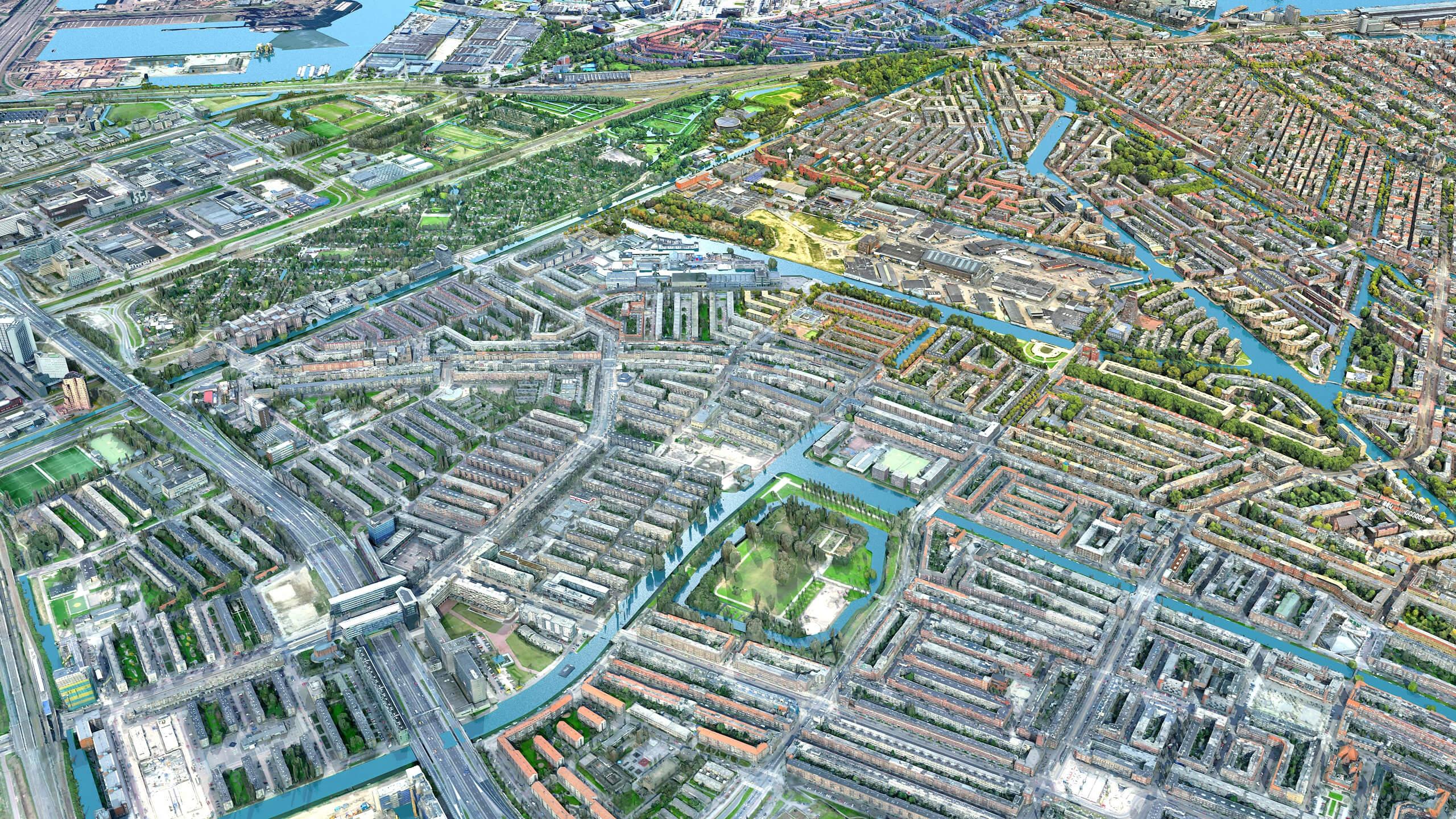Amsterdam 3D Scam City Netherlands 3D Model 3D Model