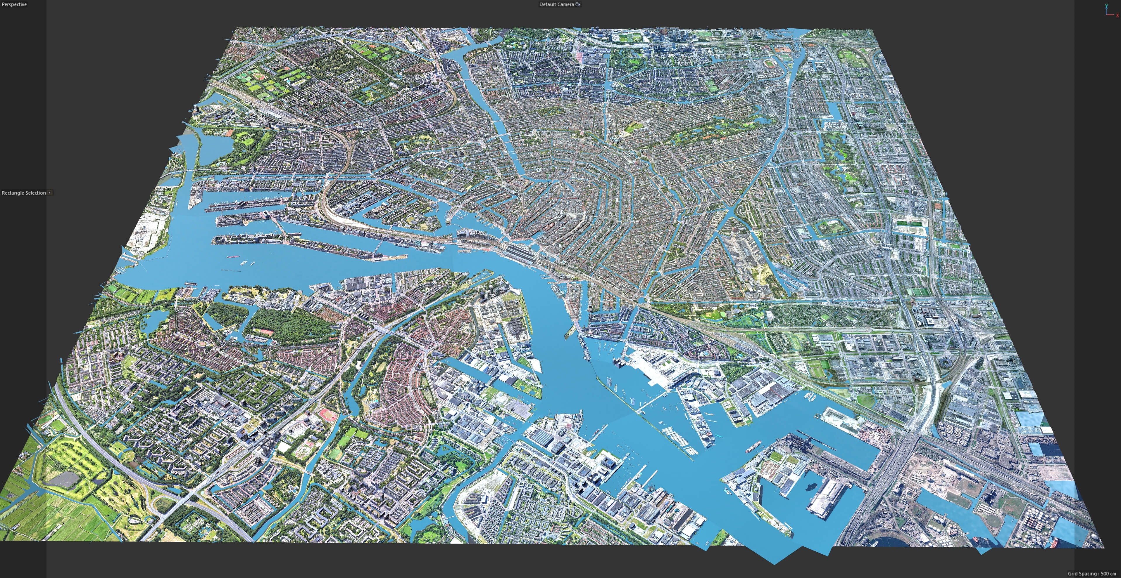 Amsterdam 3D Scam City Netherlands 3D Model 3D Model