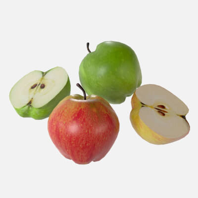 Apple Red and Green