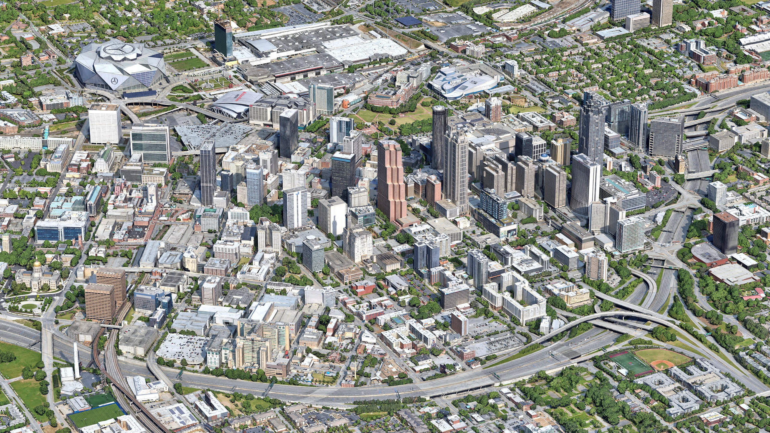 Atlanta City 3D Scan City 3D Model 3D Model