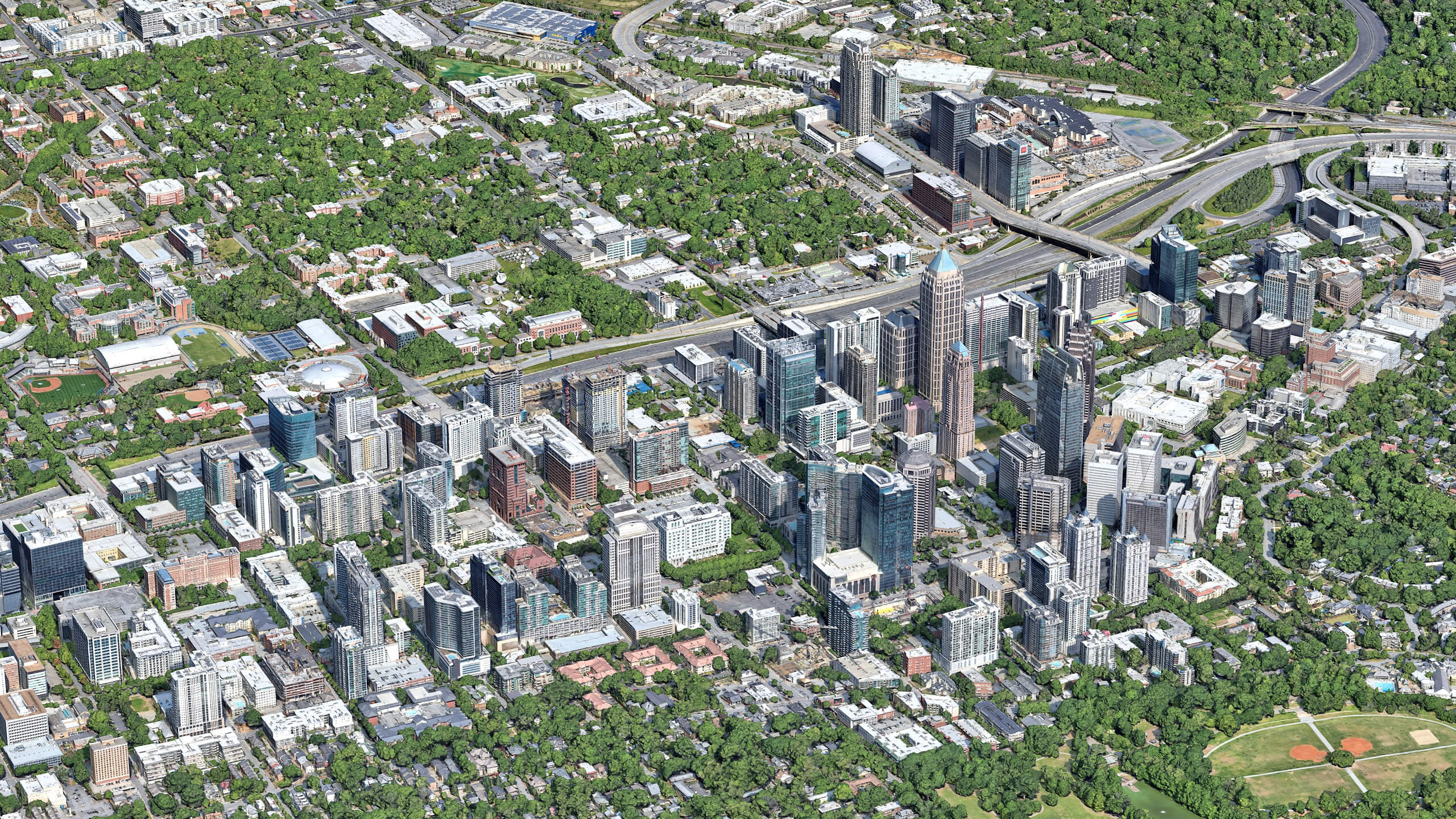 Atlanta City 3D Scan City 3D Model 3D Model