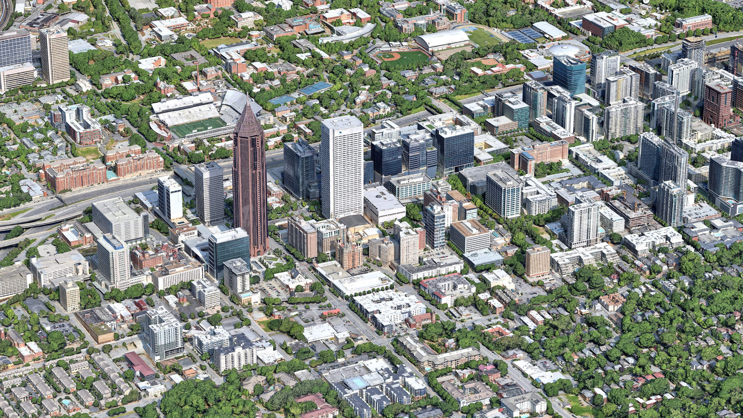 Atlanta City 3D Scan City 3D Model 3D Model