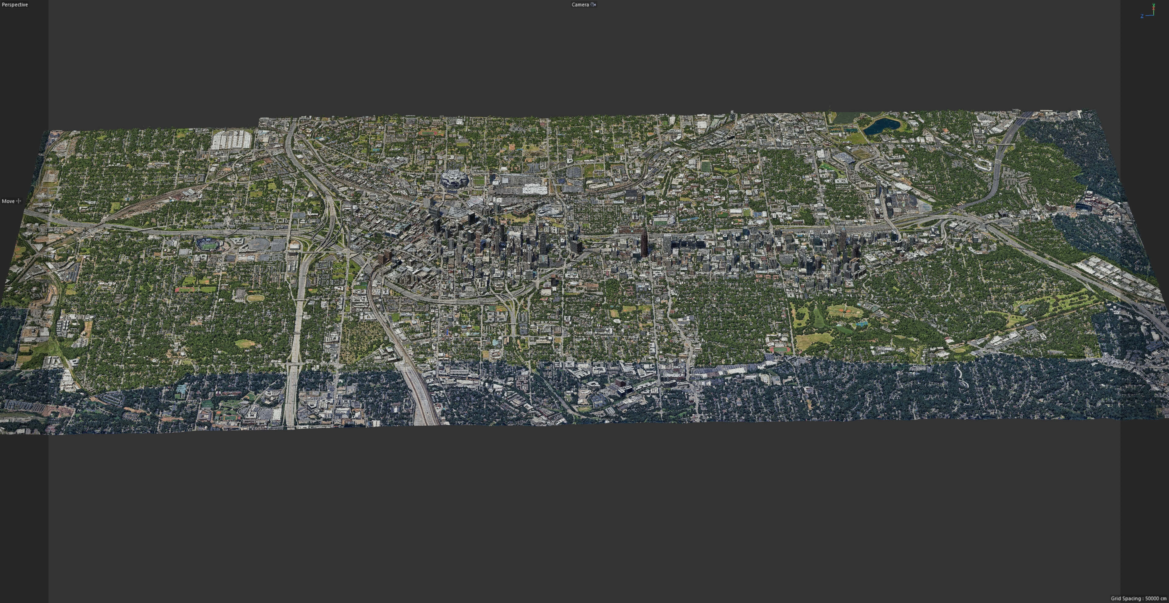 Atlanta City 3D Scan City 3D Model 3D Model