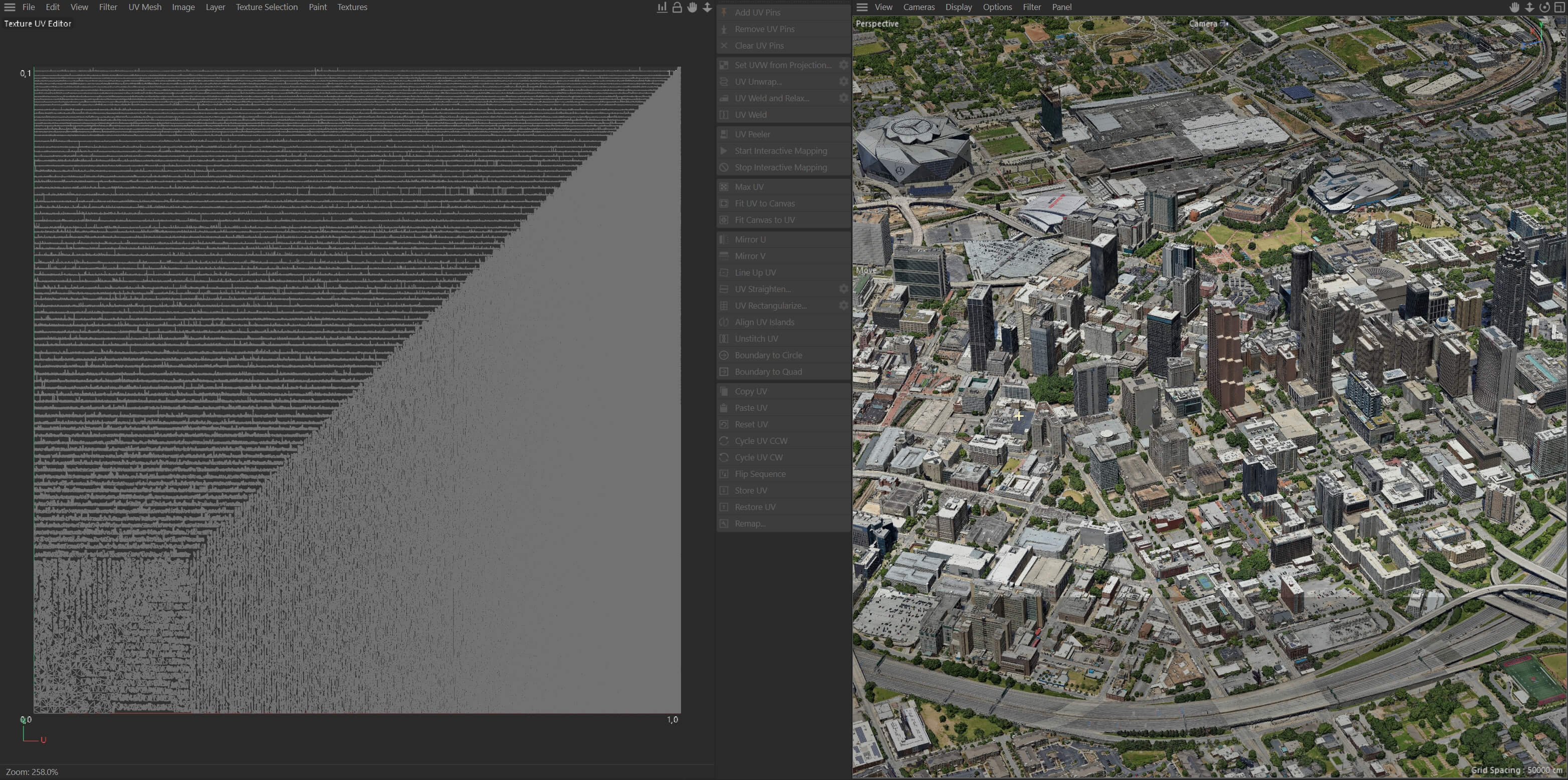 Atlanta City 3D Scan City 3D Model 3D Model