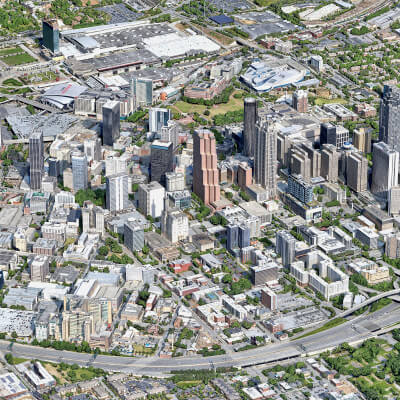 Atlanta City 3D Scan City 3D Model