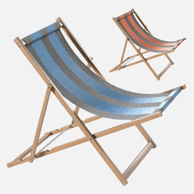 Beach Chair 3D Model