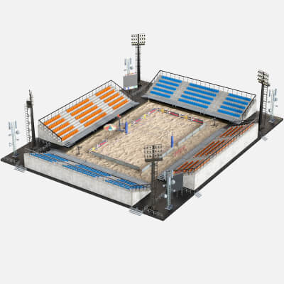 Beach Volleyball Detailed