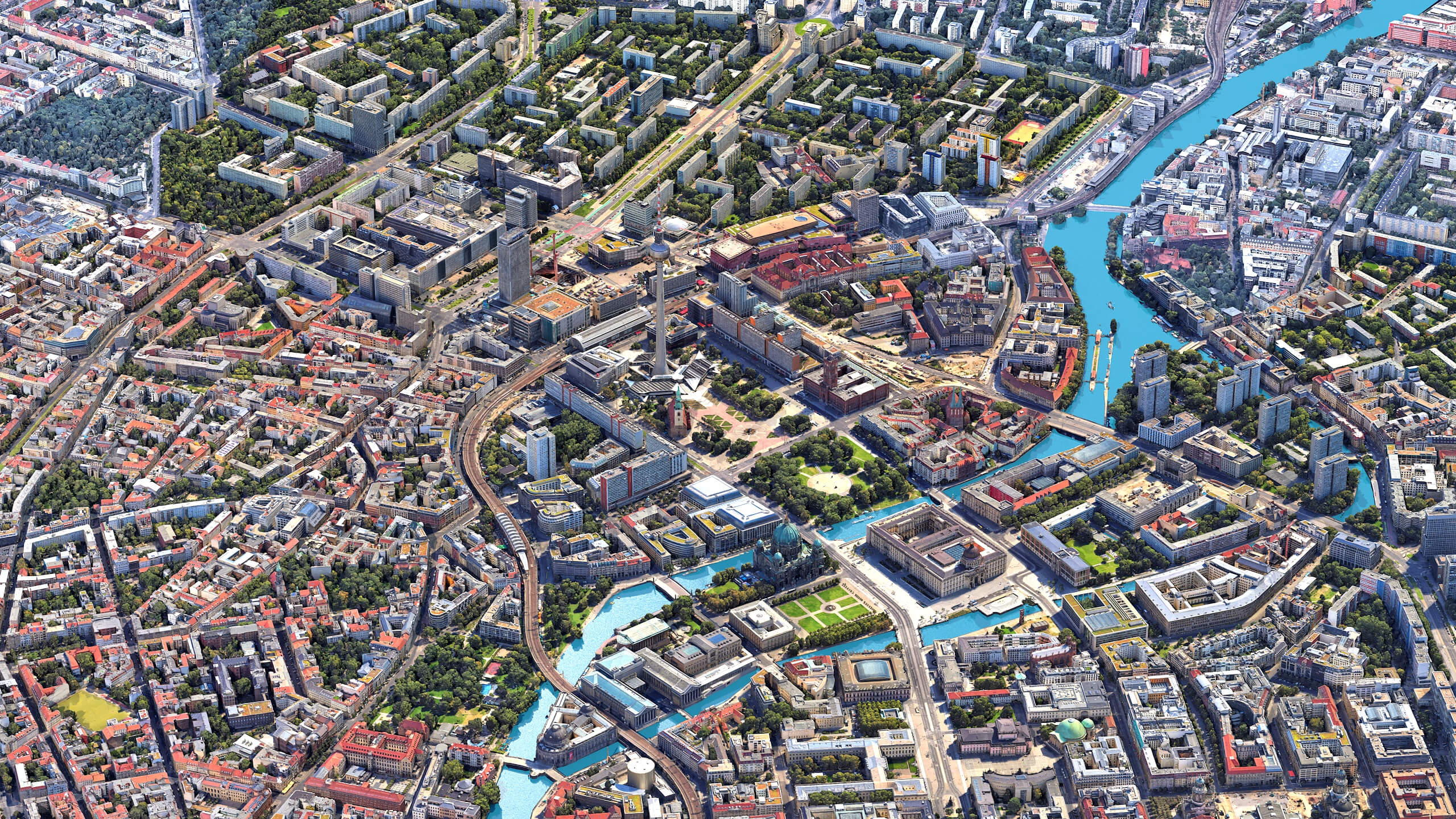 Berlin 3D City Germany 3D Model 3D Model